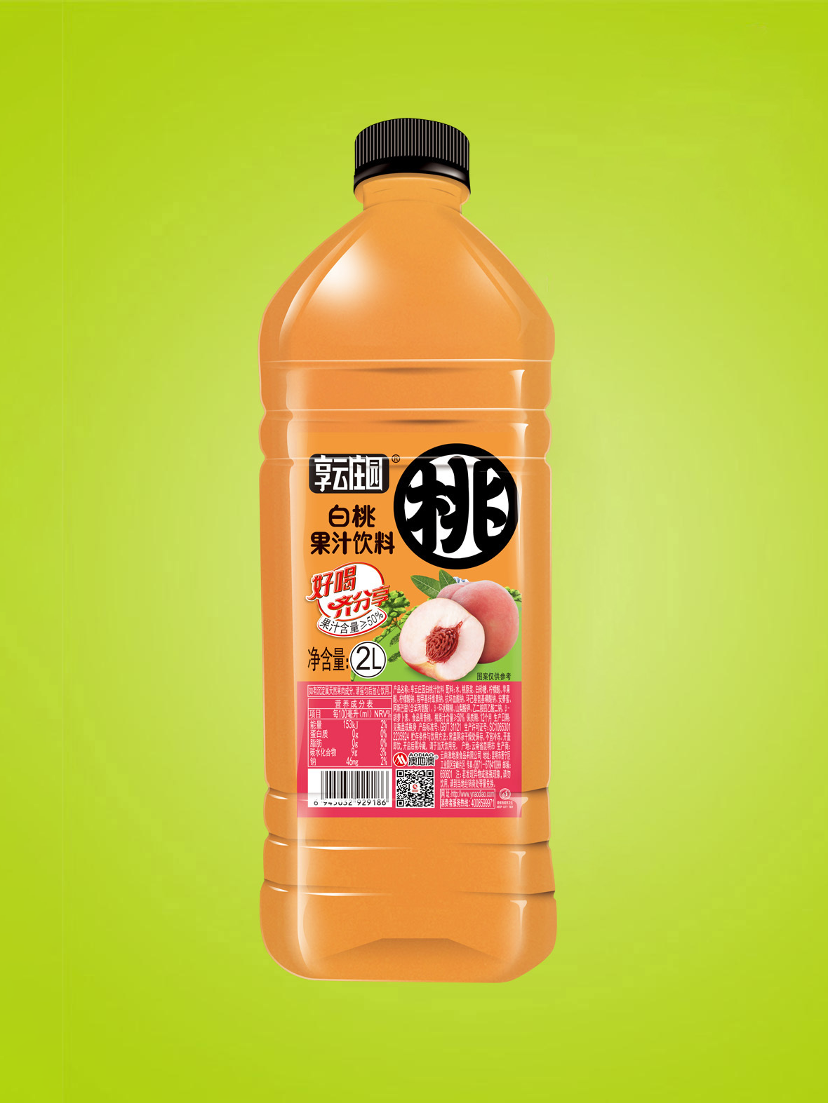 白桃果汁飲料2L